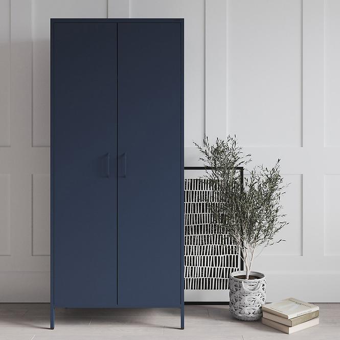 Schrank aus Metall Flavio Modern Dark Blue