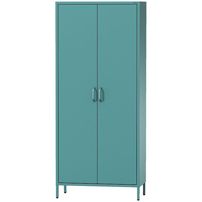 Schrank aus Metall Flavio Modern Sea Green