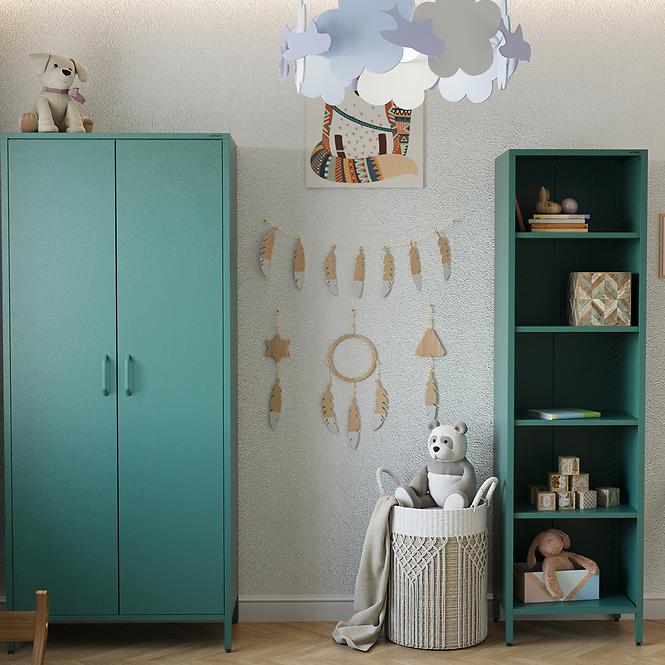 Schrank aus Metall Flavio Modern Sea Green