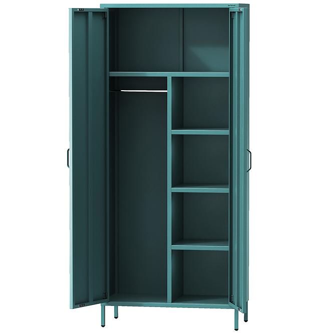 Schrank aus Metall Flavio Modern Sea Green