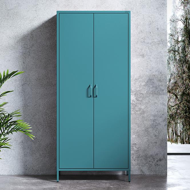 Schrank aus Metall Flavio Modern Sea Green