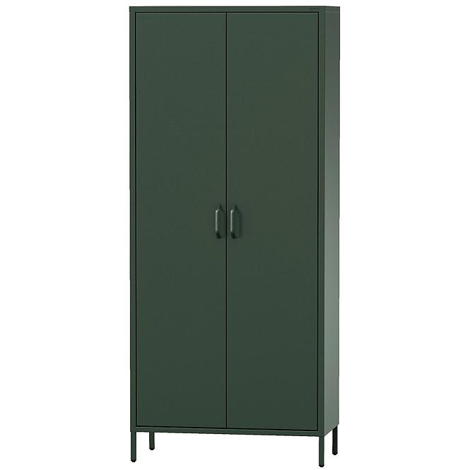 Schrank aus Metall Flavio Modern Bottle Green