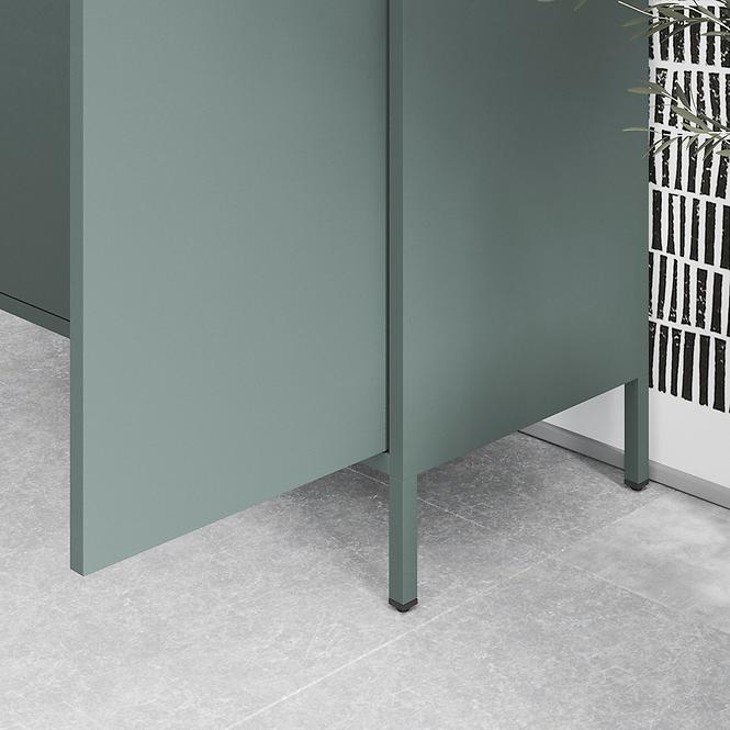 Schrank aus Metall Flavio Modern Bottle Green