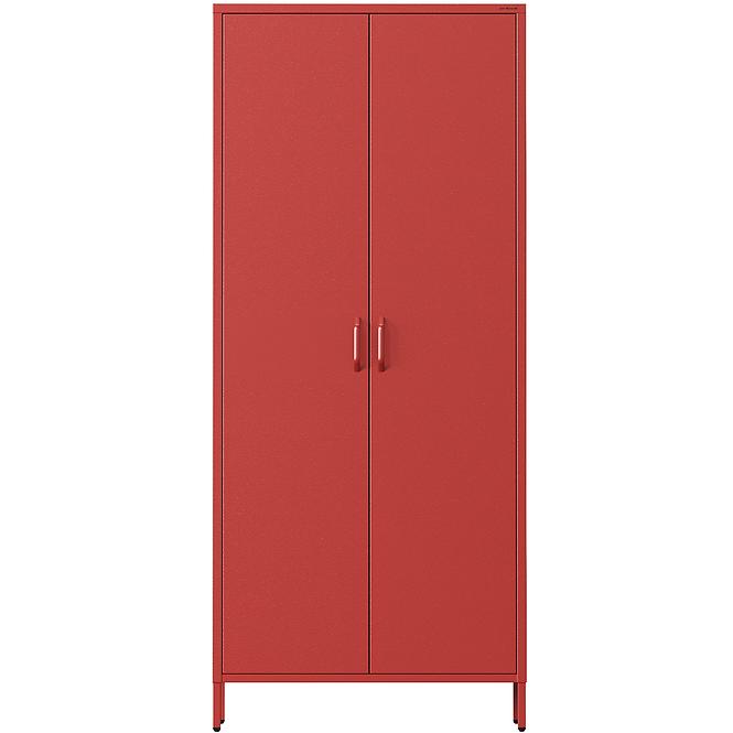 Schrank aus Metall Flavio Modern Red