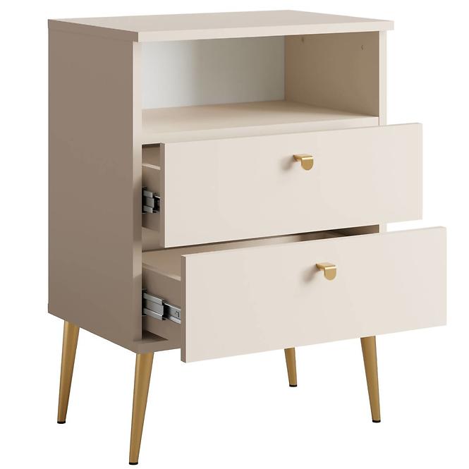 Nachttisch High 2D Beige