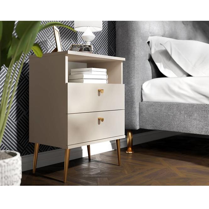 Nachttisch High 2D Beige