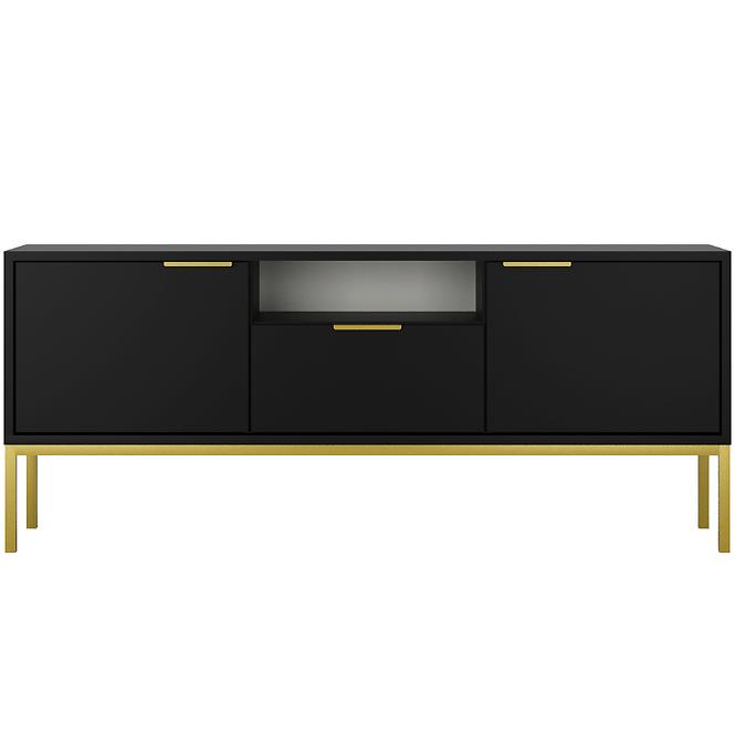 TV Tisch 135 Austin Schwarz/Gold