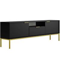 TV Tisch 175 Austin Schwarz/Gold