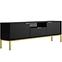 TV Tisch 175 Austin Schwarz/Gold