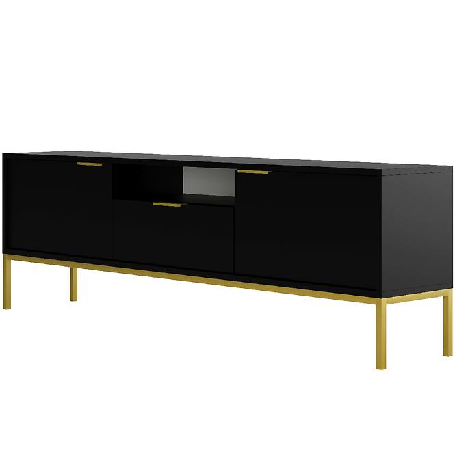 TV Tisch 175 Austin Schwarz/Gold