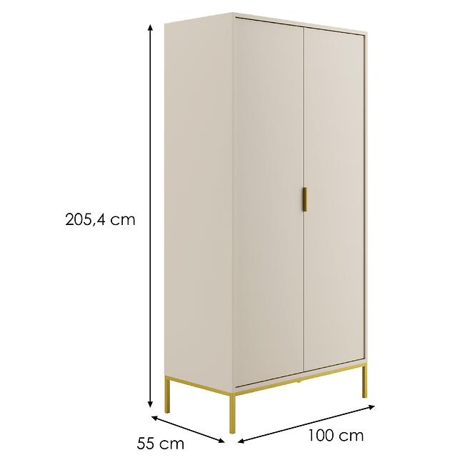 Schrank Austin Kaschmir/Gold