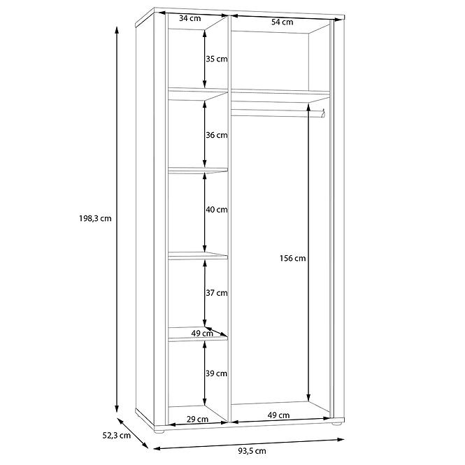 Schrank Dedelos DDLS822