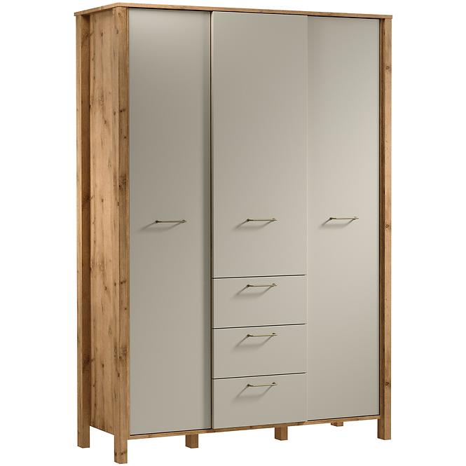 Schrank Indygo S3D3S eiche wotan-beige