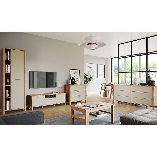 Schrank Indygo S3D3S eiche wotan-beige