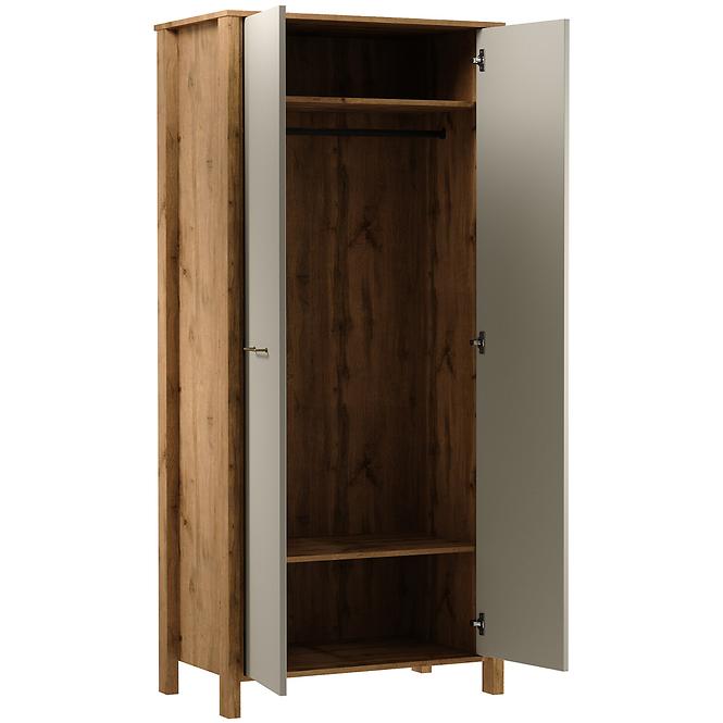 Schrank Indygo S2D eiche wotan-beige