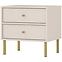 Nachttisch Tokyo 2 2S Sandbeige 801