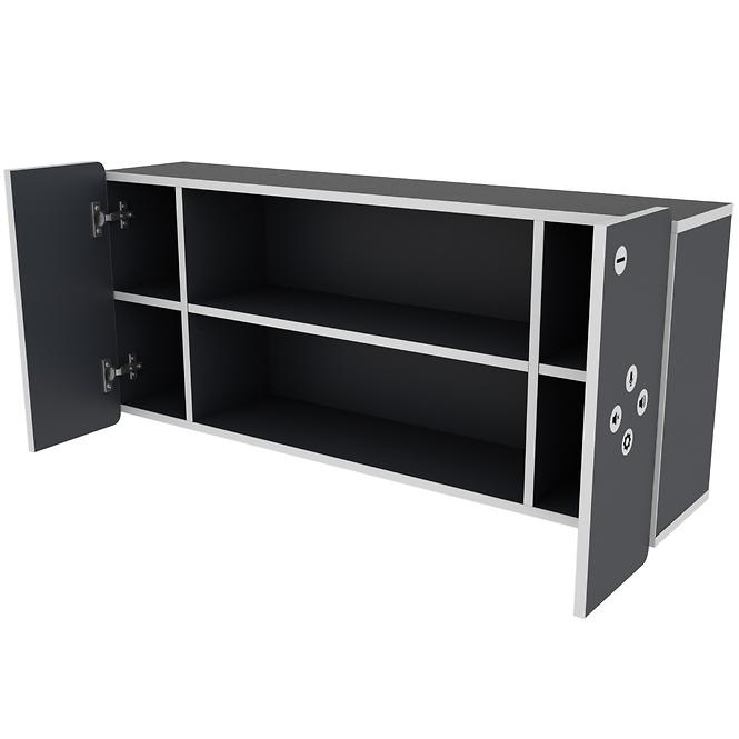 Regal Matrix Shelf II Graphit/Weiß