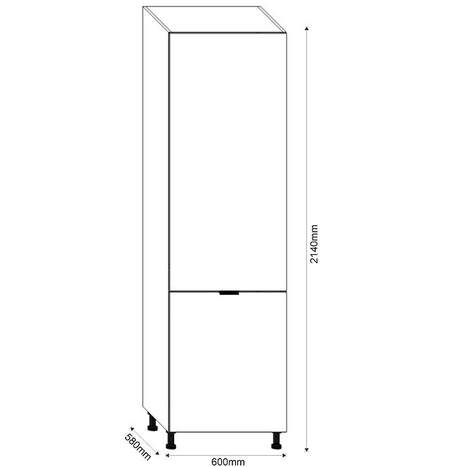 Küchenschrank LOFT II D60 Graphit