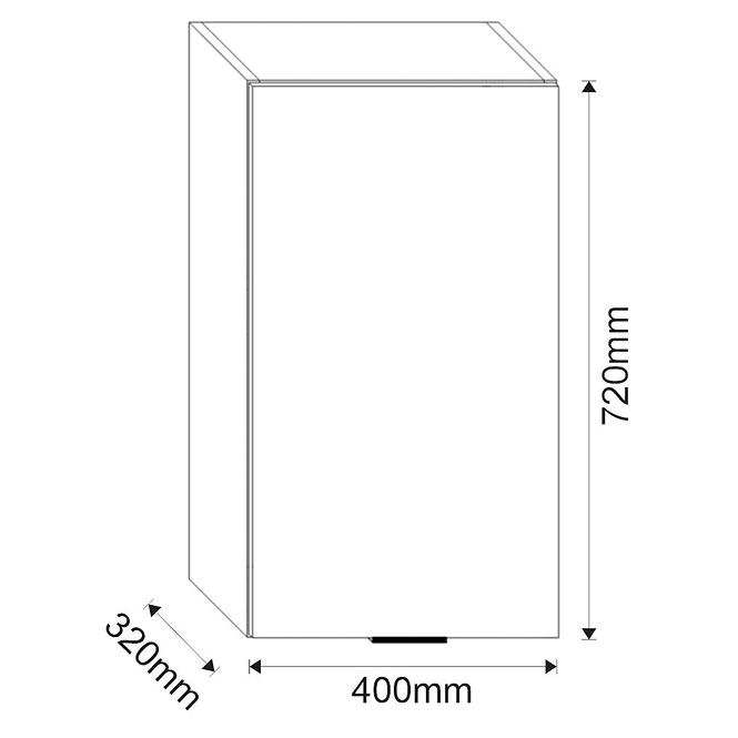 Küchenschrank Loft II G40 Graphit