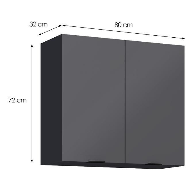 Küchenschrank Loft II G80 Graphit