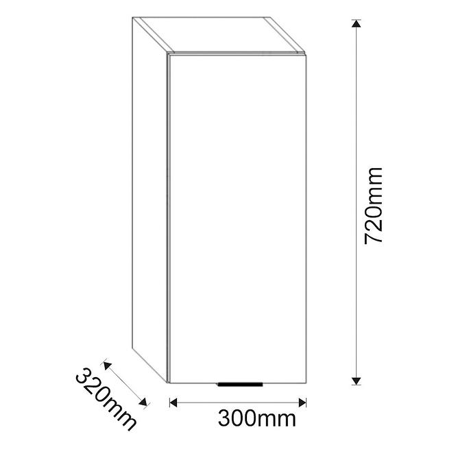 Küchenschrank Loft II G30 Graphit