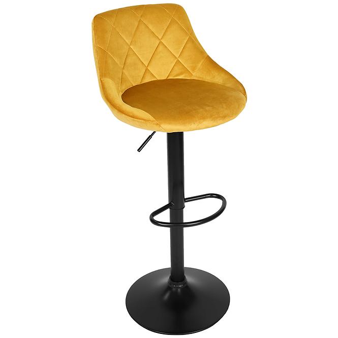 Barhocker Roma Gold/Schwarz