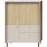 Kommode Malta MA1 3D2S Beige/Eiche