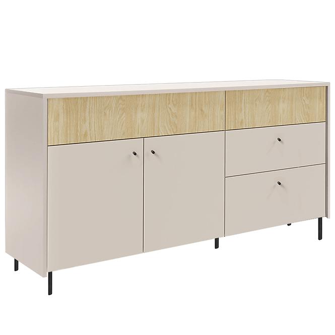 Kommode Malta MA6 2D2S Beige/Eiche