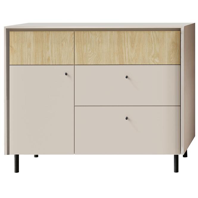 Kommode Malta MA7 1D2S Beige/Eiche