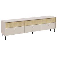 TV Tisch Malta MA8 3S Beige/Eiche