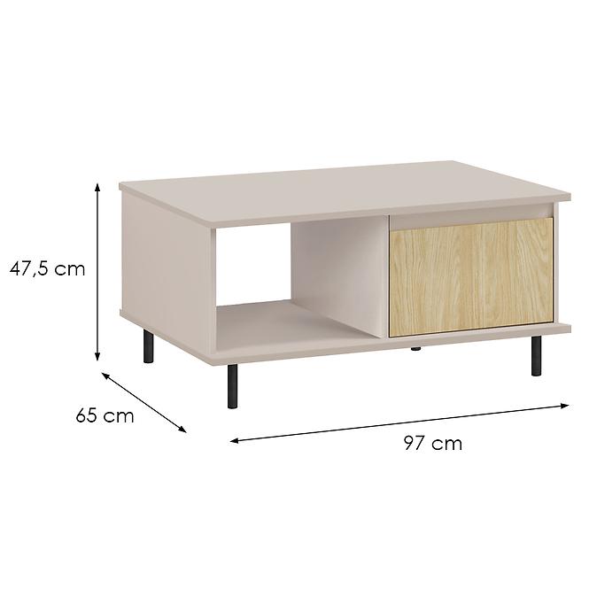 Couchtisch Malta MA12 Beige/Eiche