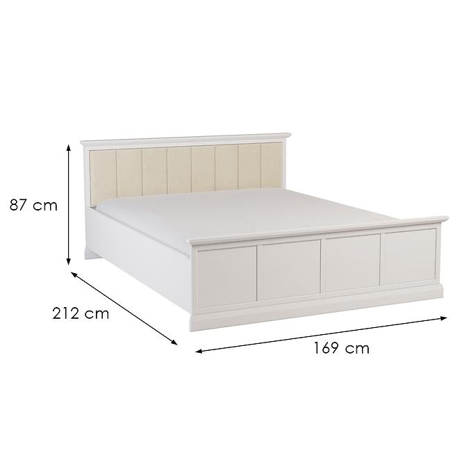 Bett Lucca L160 Weiß Opal