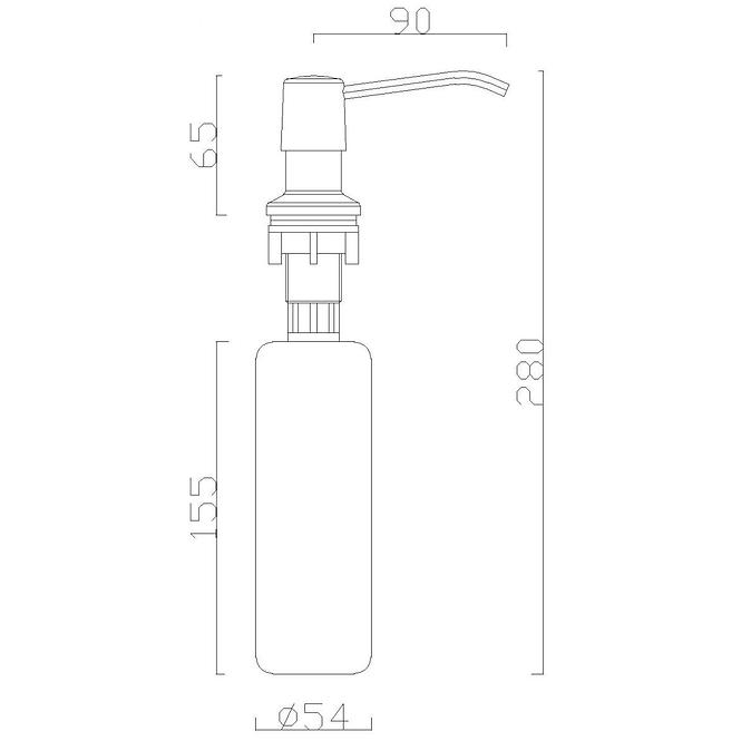 Flüssigseifenspender beige IM-F105-Q11