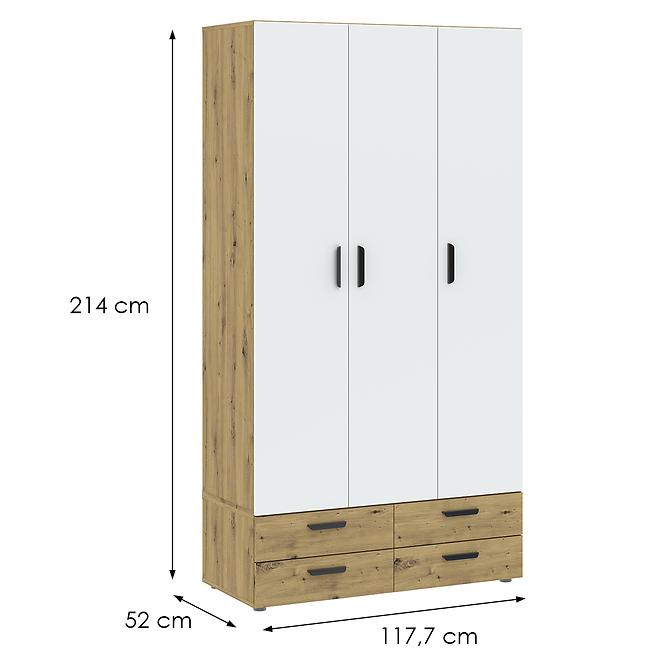 Schrank Basic Two 3D4S 5003289