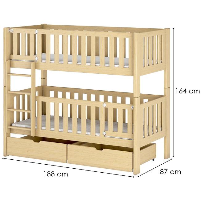 Bett Ksawery 80x180 Pine