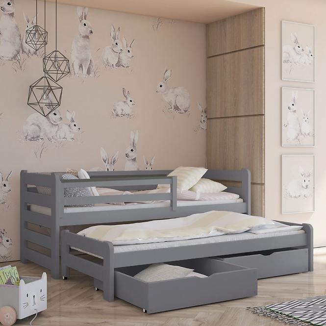 Bett Senso 80x160 Grey