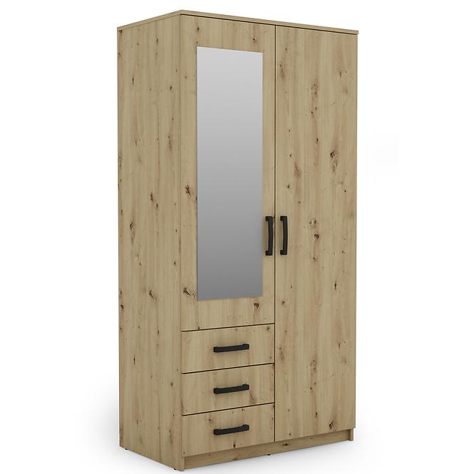 Schrank Duna 2 Artisan/Spiegel 