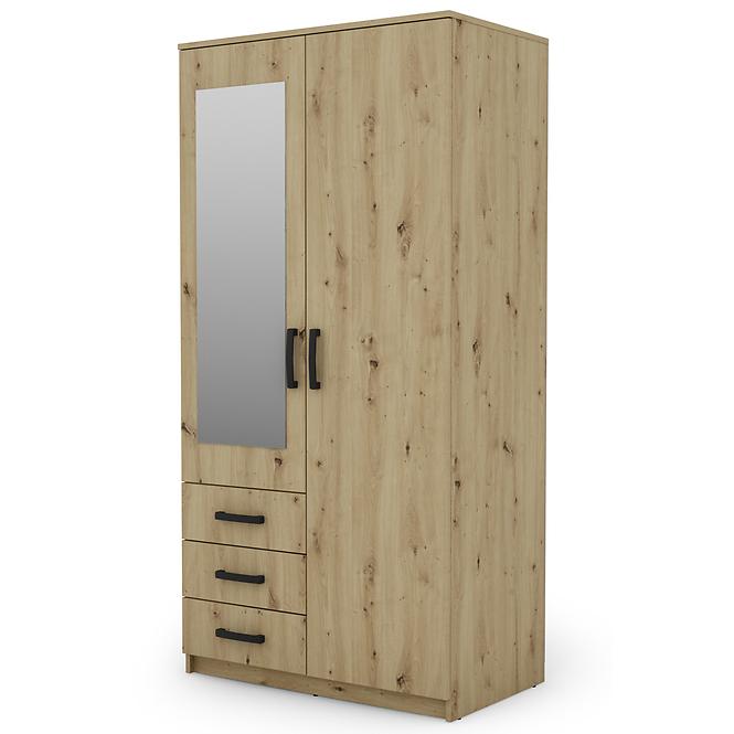 Schrank Duna 2 Artisan/Spiegel 