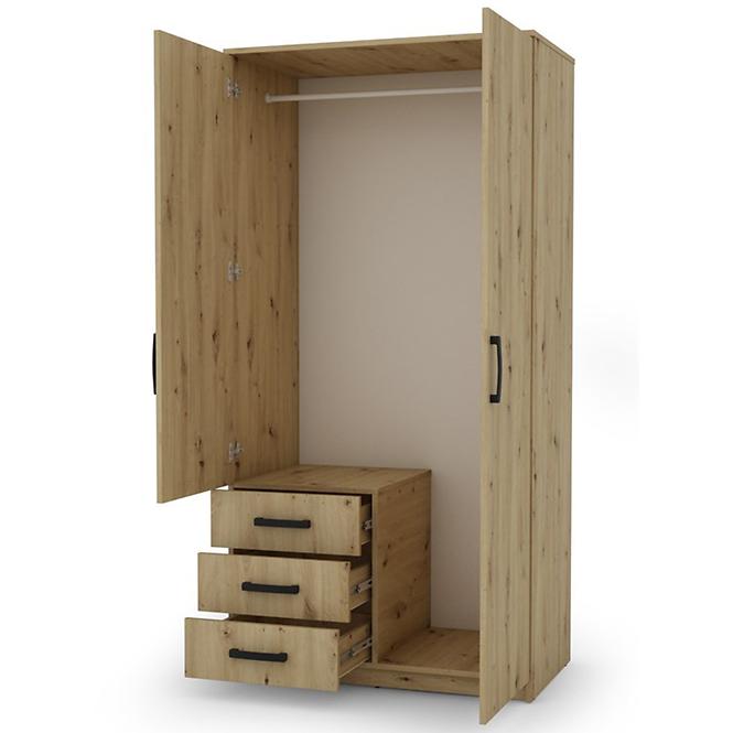 Schrank Duna 2 Artisan/Spiegel 