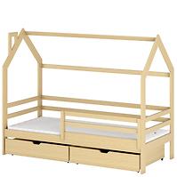 Cottage-Bett Lila 80x160 Pine