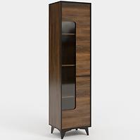 Vitrine Frida II W1D Shirin Walnut