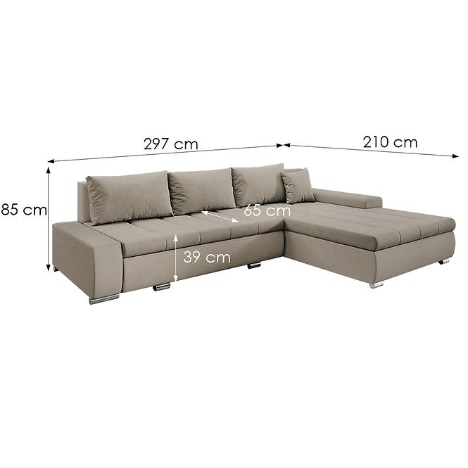 Ecksofa Toscania Crown 2 universal