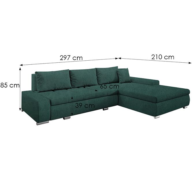 Ecksofa Toscania Crown 13 universal