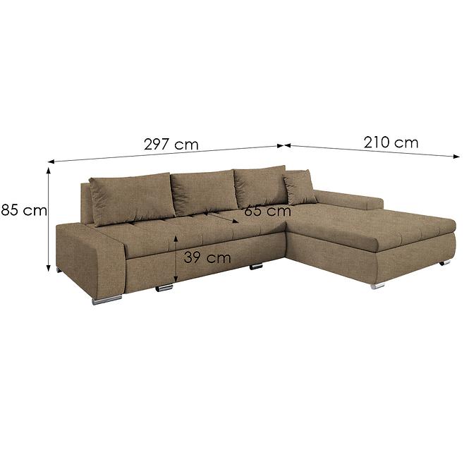 Ecksofa Toscania Crown 3 universal