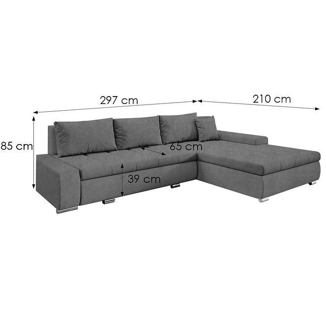 Ecksofa Toscania Cloud 91 universal