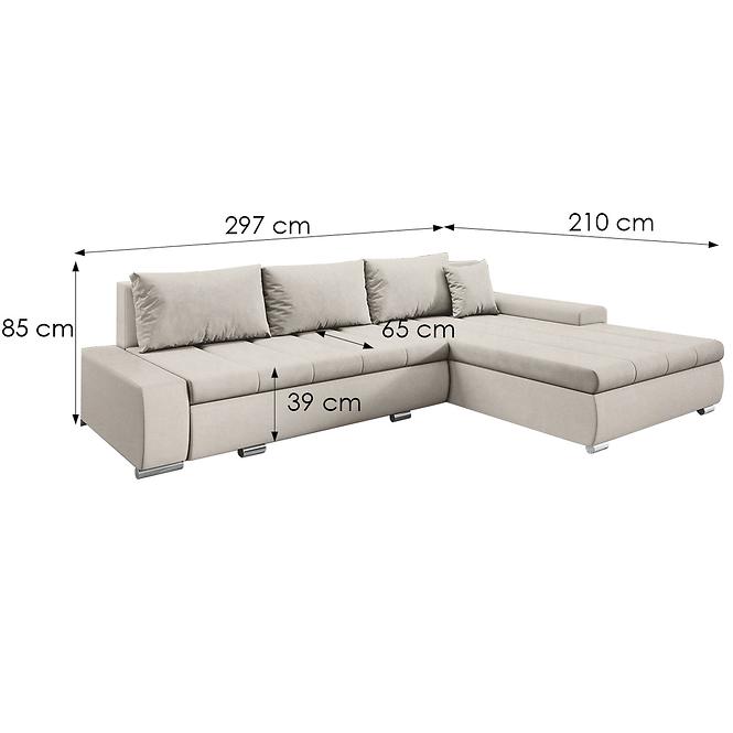 Ecksofa Toscania Cloud 03 universal