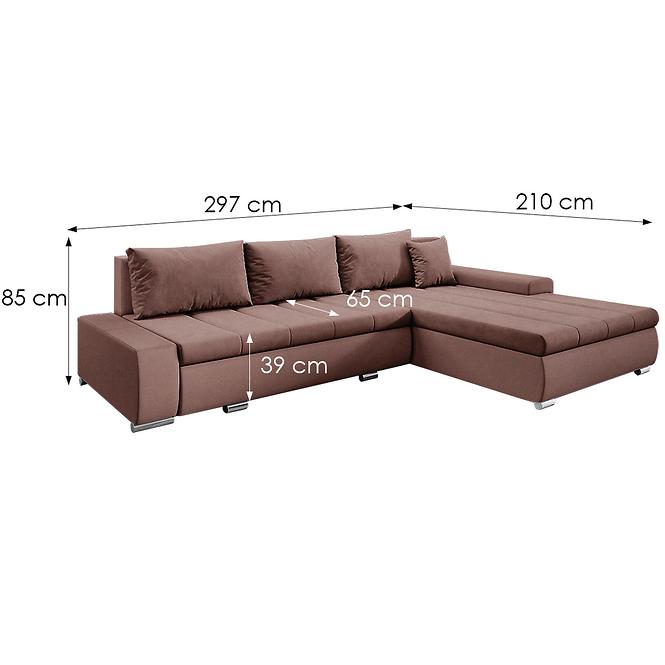 Ecksofa Toscania Cloud 63 universal