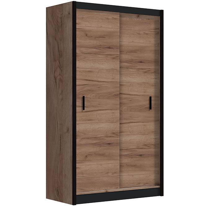 Schrank Multi 120 Craft/Schwarz