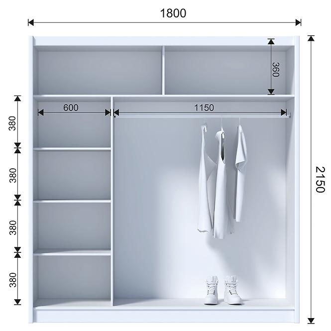 Schrank Multi 180 Sonoma