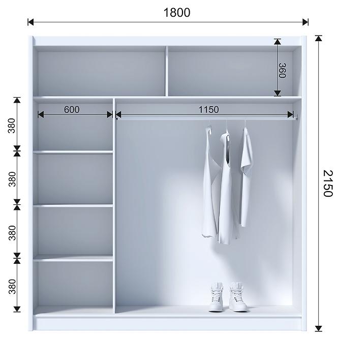 Schrank Solo 180 Sonoma